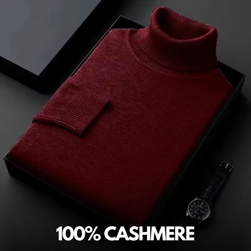 Luxury finely woven cashmere sweater by Franco for unmatched comfort