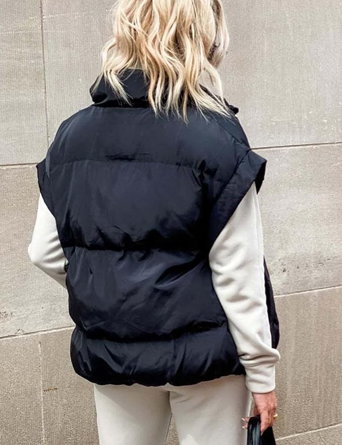 Charlotte™ – Comfortable and cozy short quilted jacket with short sleeves for stylish comfort