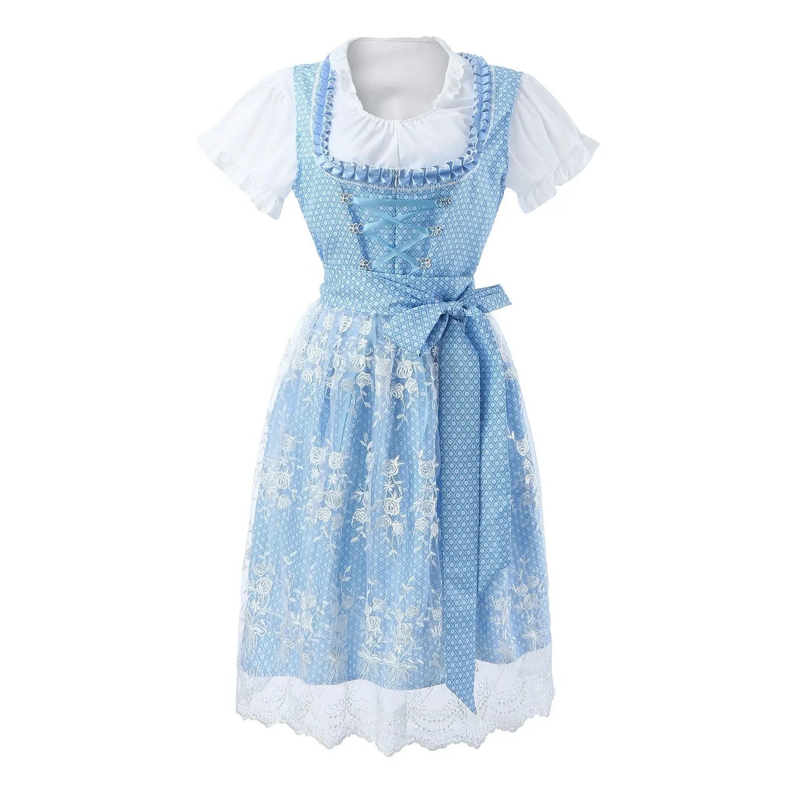Elegant classic dirndl dress with charming embroidered details to enhance your style