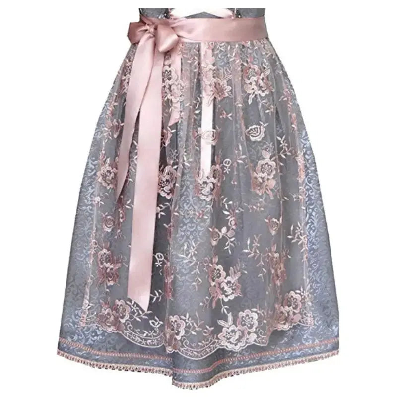 Shappy Women's Oktoberfest Traditional Dress with Elaborate Embroidery and Stylish Bodice - Elegant and Classic Dirndl for Special Occasions