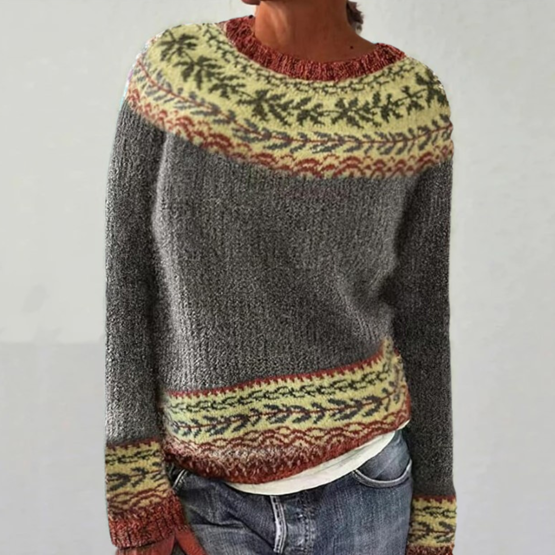 Lara™ - Cozy Retro Pullover for Ultimate Comfort and Timeless Vintage Style
