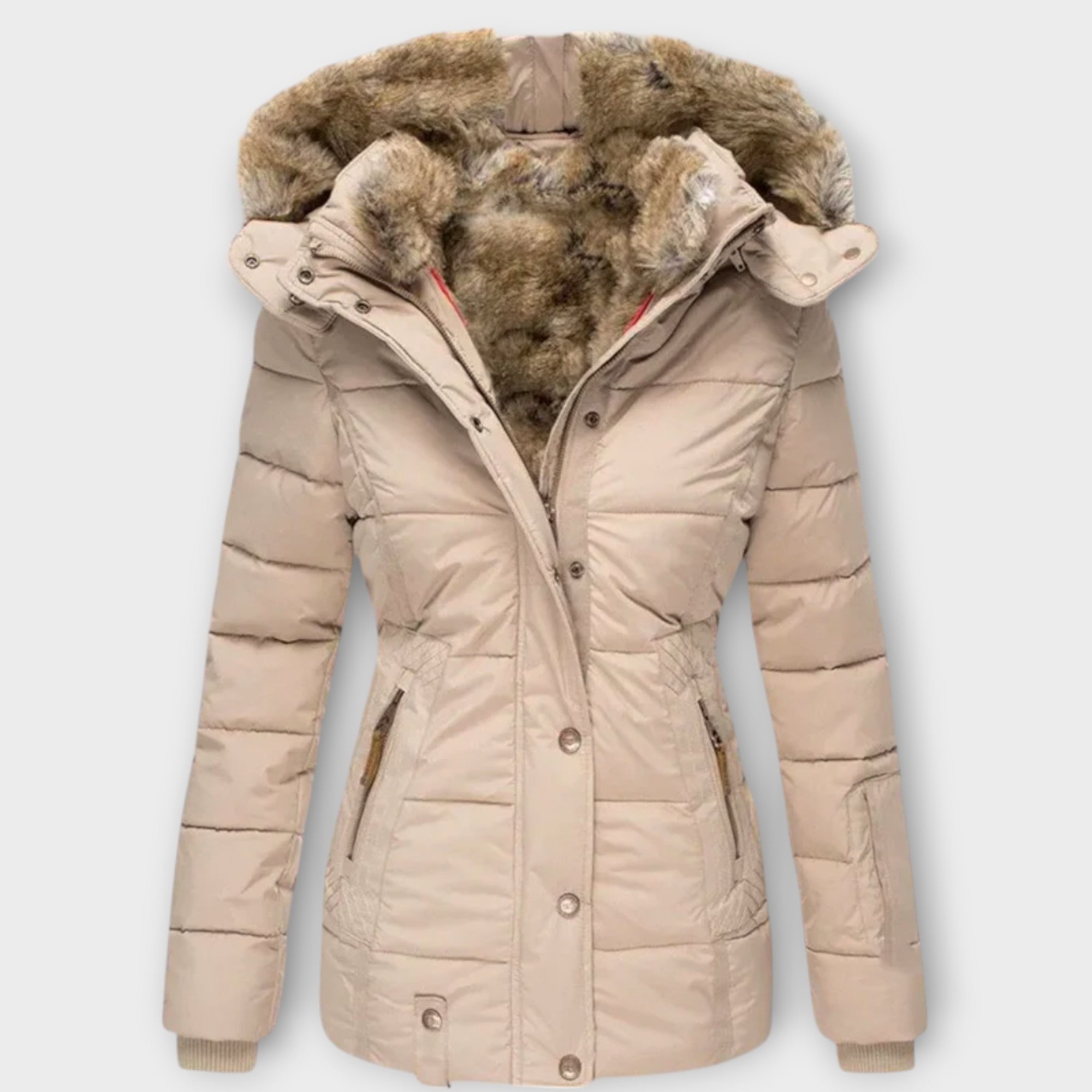 Aurora™ | Elegant Warm Fur Winter Coat for a Sophisticated Look