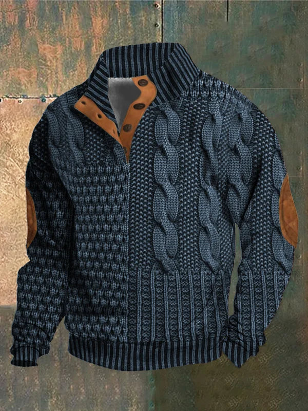 Nick | Elegant Patterned T-Shirt Warm, Comfortable, and Stylish for Cold Days