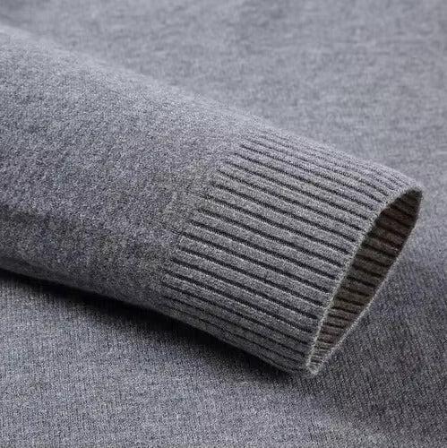 Luxury finely woven cashmere sweater by Franco for unmatched comfort