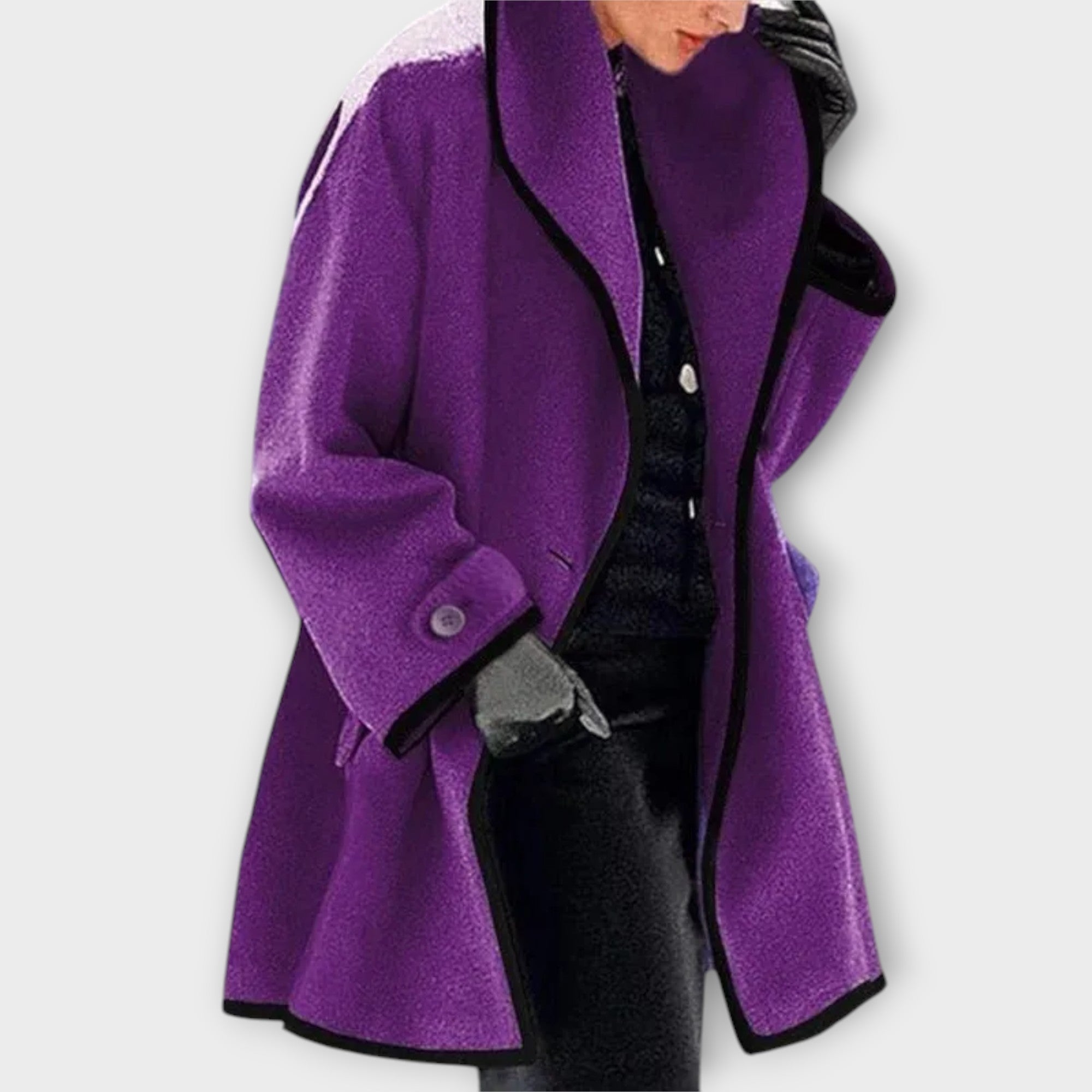 Melissa™ | Elegant Elder Trench Coat for a Sophisticated Look