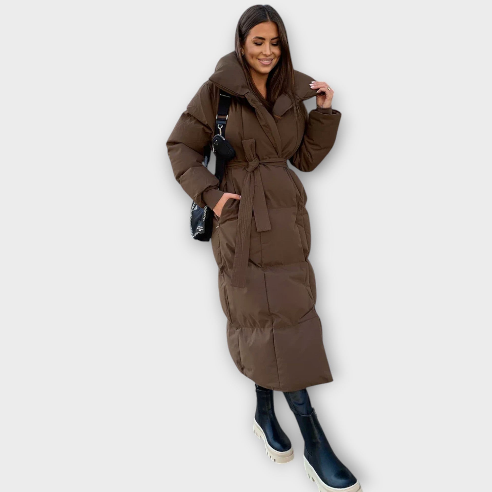 Victoria™ | Elegant and warm quilted long-sleeve jacket for a sophisticated winter look