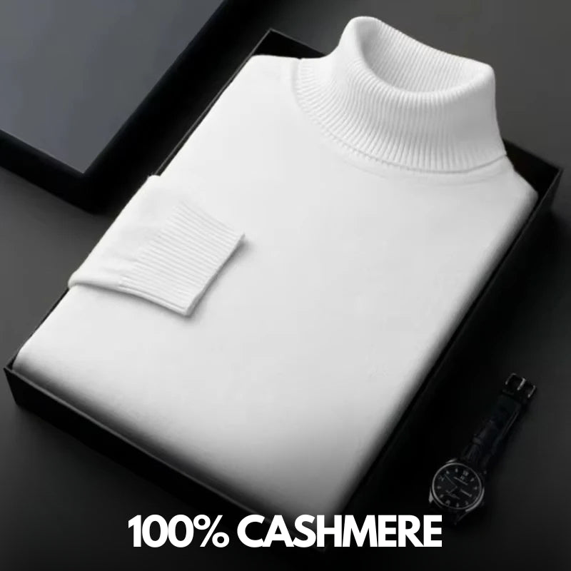 Luxury finely woven cashmere sweater by Franco for unmatched comfort