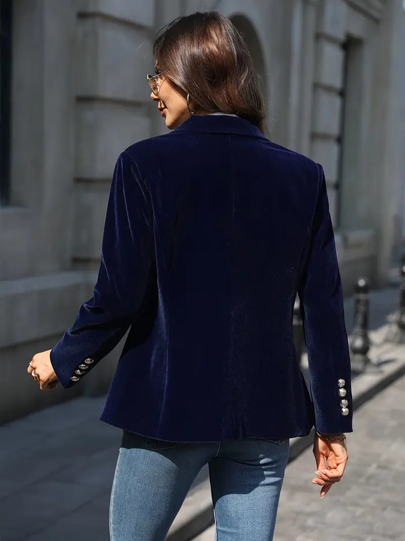 Savannah™ - Premium Velvet Blazer for a Stylish and Elegant Look