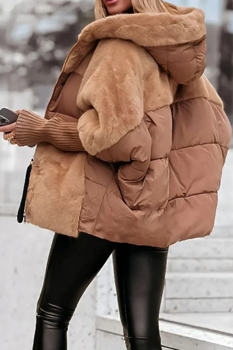 Riley™ - Stylish Modern and Luxurious Hooded Bomber Jacket for an Elegant Look
