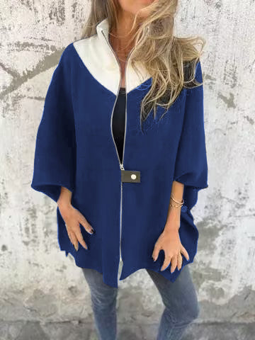 Alessia | Fashionable Stand Collar Half-Zip Jacket - Exclusive Limited Edition