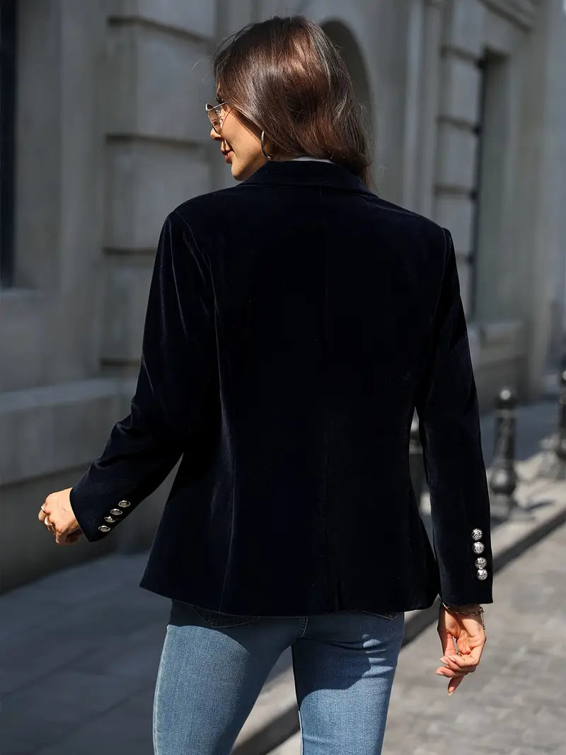 Savannah™ - Premium Velvet Blazer for a Stylish and Elegant Look