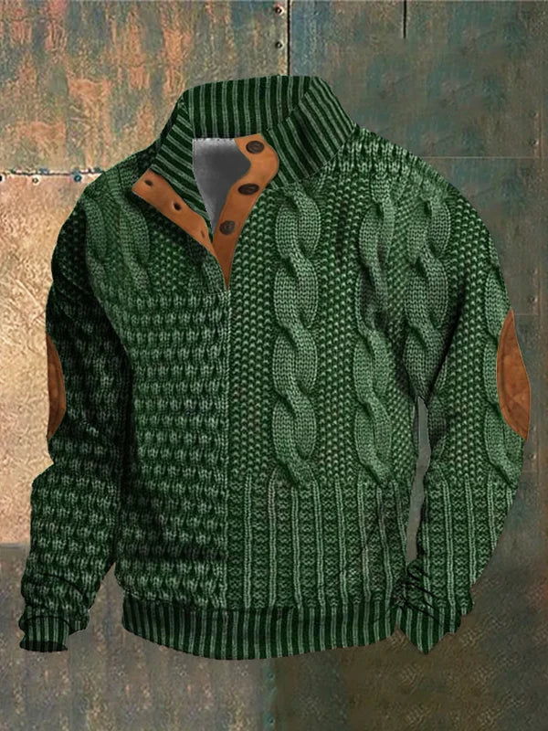 Nick | Elegant Patterned T-Shirt Warm, Comfortable, and Stylish for Cold Days