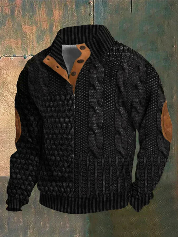 Nick | Elegant Patterned T-Shirt Warm, Comfortable, and Stylish for Cold Days