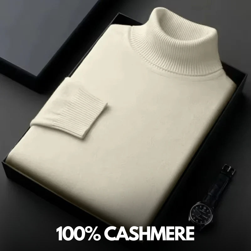 Luxury finely woven cashmere sweater by Franco for unmatched comfort