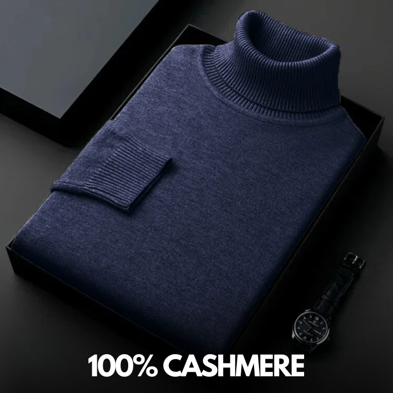 Luxury finely woven cashmere sweater by Franco for unmatched comfort