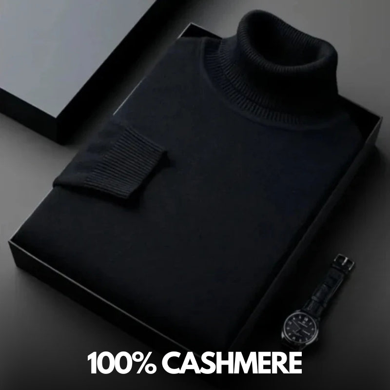 Luxury finely woven cashmere sweater by Franco for unmatched comfort