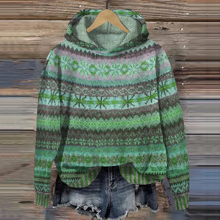 Anja™ – Elegant and Colorful Ethnic Sweater for All Occasions