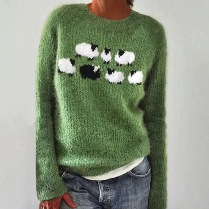 Poppy™ – Retro Knit Scarf Comfortable for Elegant and Cozy Moments