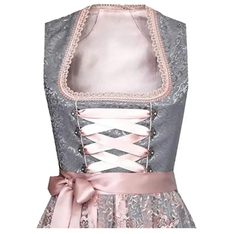 Shappy Women's Oktoberfest Traditional Dress with Elaborate Embroidery and Stylish Bodice - Elegant and Classic Dirndl for Special Occasions