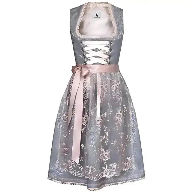 Shappy Women's Oktoberfest Traditional Dress with Elaborate Embroidery and Stylish Bodice - Elegant and Classic Dirndl for Special Occasions