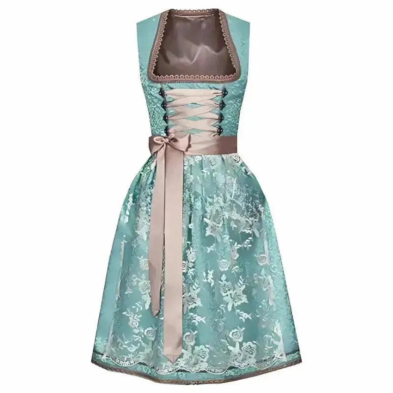 Shappy Women's Oktoberfest Traditional Dress with Elaborate Embroidery and Stylish Bodice - Elegant and Classic Dirndl for Special Occasions