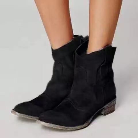 Elegant Carlotta – Timeless Leather Ankle Boots for Every Occasion