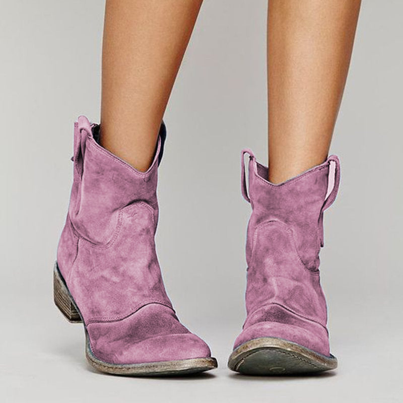 Elegant Carlotta – Timeless Leather Ankle Boots for Every Occasion