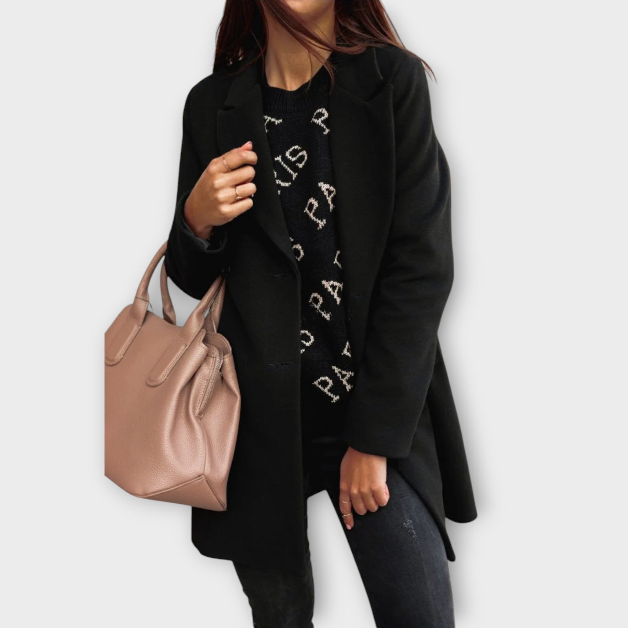 Chic Women's Coat Teresa™ with Stylish Notch Collar – The Perfect Blend of Elegance and Timeless Fashion
