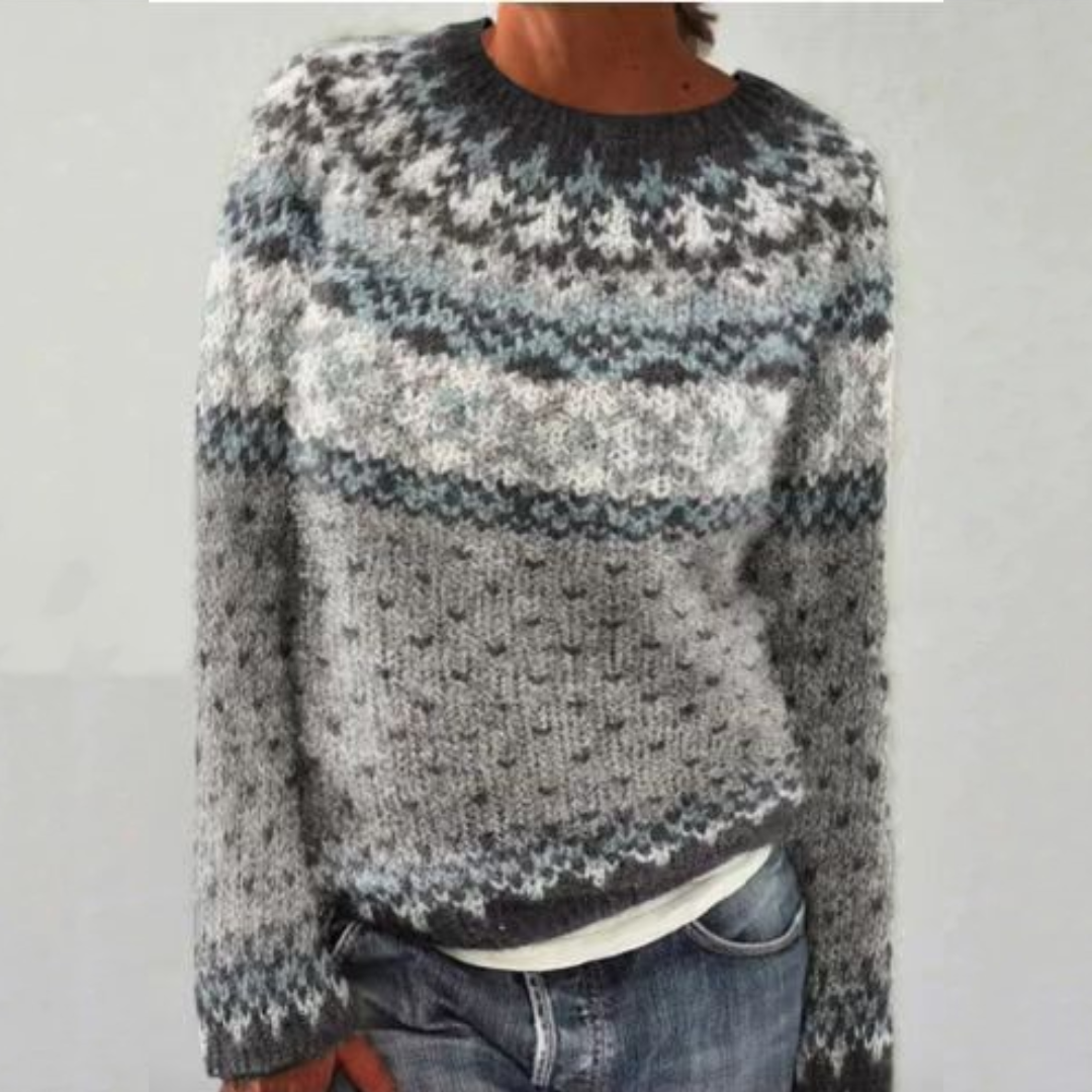 Silvia™ - Vintage Style Sweatshirt for an Elegant Retro Look