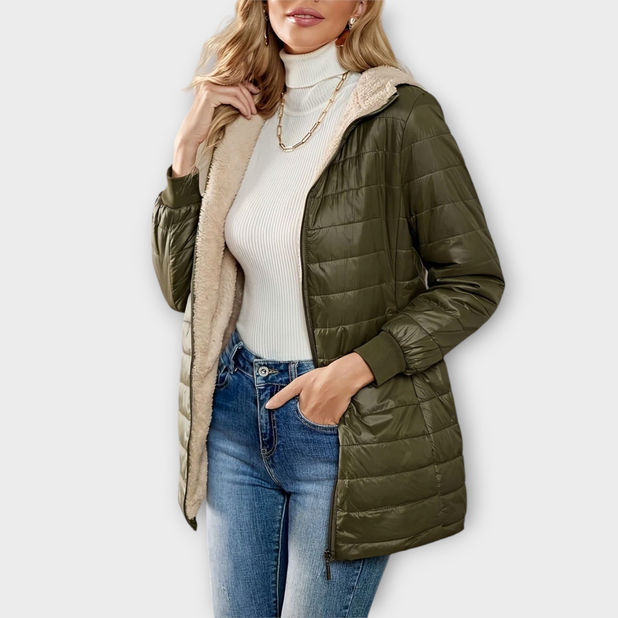 Anita™ | Elegant and Comfortable Puffer Jacket for an Unmatched Style