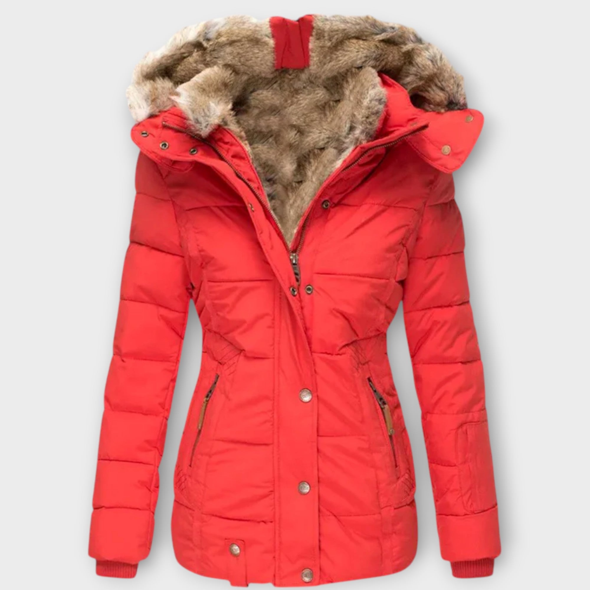 Aurora™ | Elegant Warm Fur Winter Coat for a Sophisticated Look