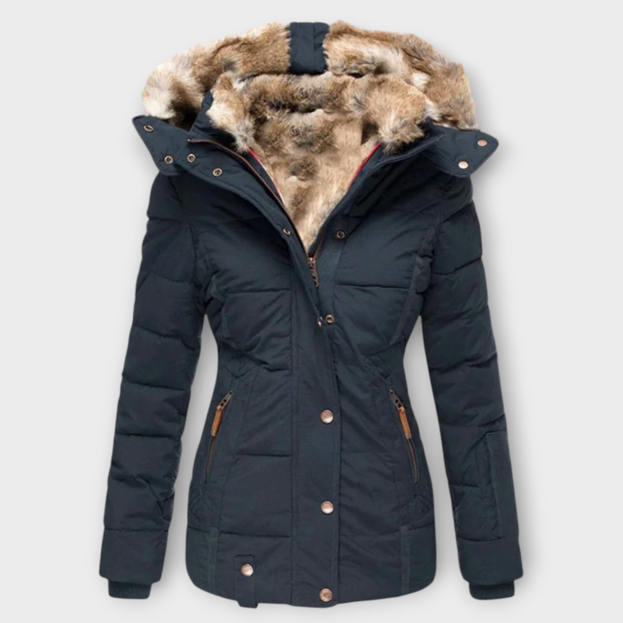 Aurora™ | Elegant Warm Fur Winter Coat for a Sophisticated Look