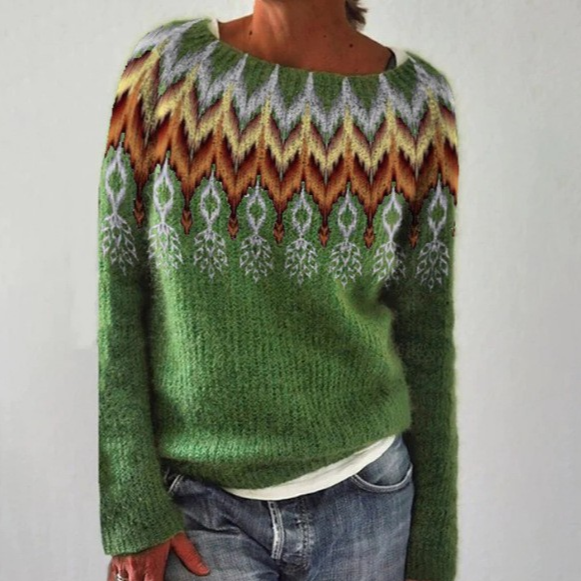 Silvia™ - Elegant Vintage Sweater for Unforgettable Encounters