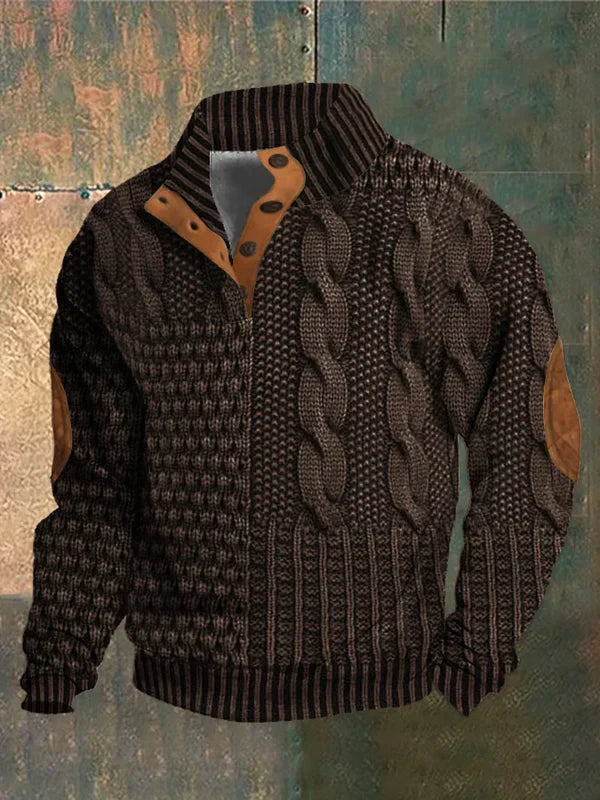 Nick | Elegant Patterned T-Shirt Warm, Comfortable, and Stylish for Cold Days