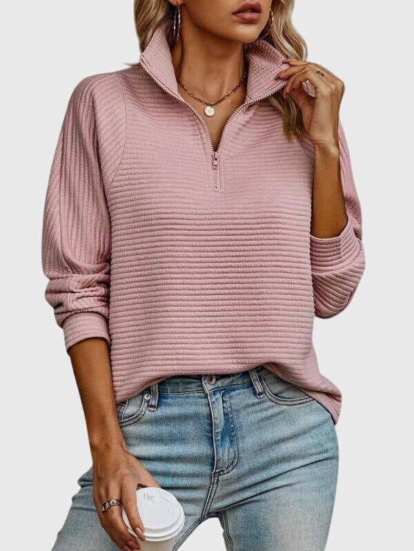 Abigail™ Chic Women's Knit Jacket with Stylish Zipper – Effortless Elegance for Any Occasion