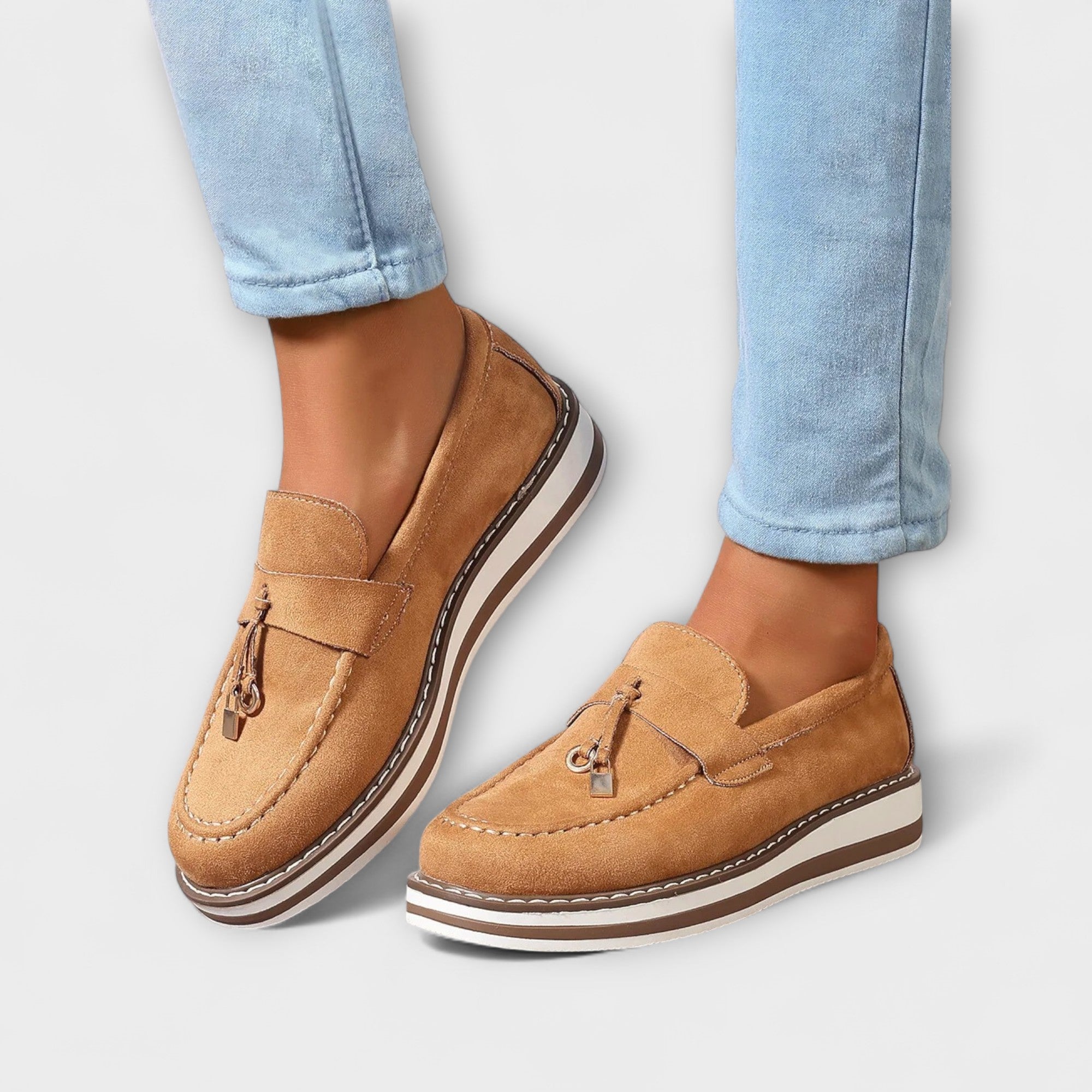 Halo – Stylish Casual Loafers with Elegant Round Toe Design