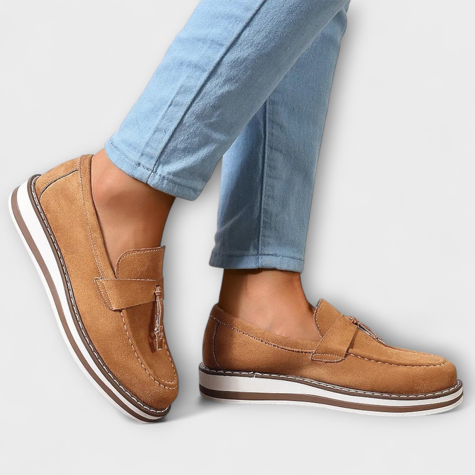 Halo – Stylish Casual Loafers with Elegant Round Toe Design