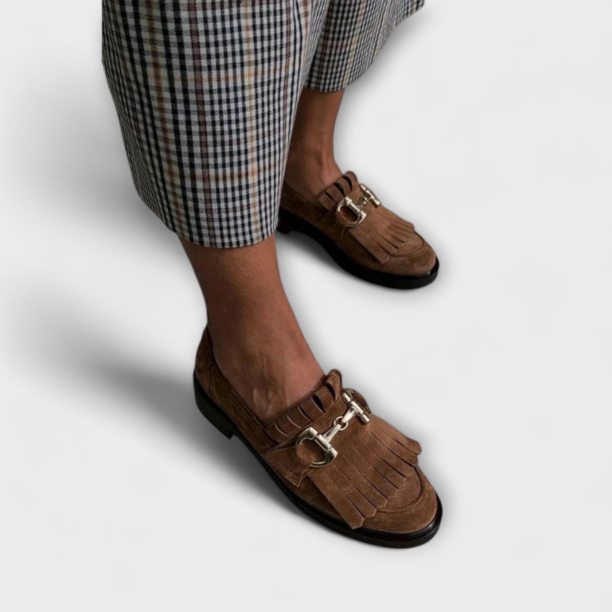 Sophisticated Fleur Brown Loafer with Sleek Round Toe – Ultimate Style and Comfort