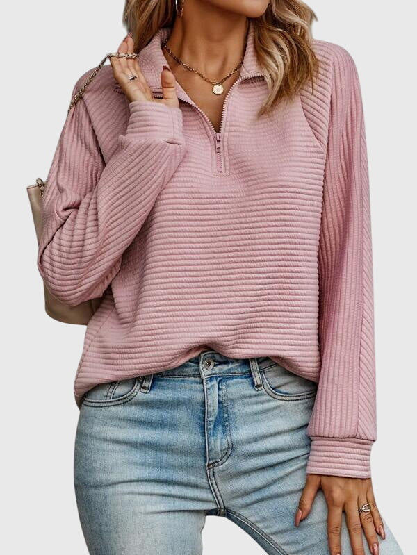 Abigail™ Chic Women's Knit Jacket with Stylish Zipper – Effortless Elegance for Any Occasion