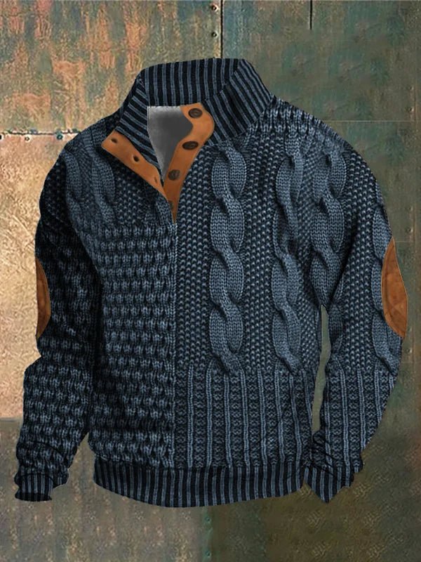 Heiko | Trendy Printed Cozy Sweater for Stylish Comfort