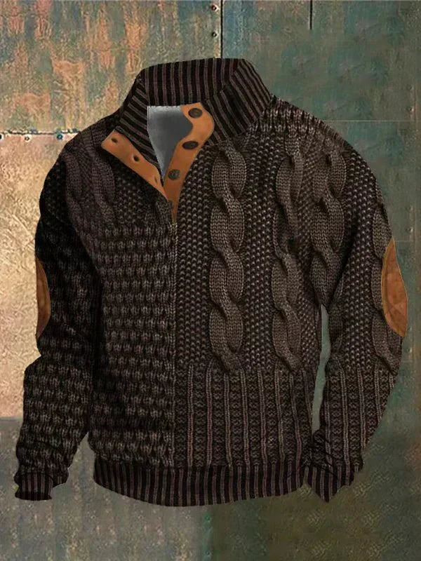 Heiko | Trendy Printed Cozy Sweater for Stylish Comfort
