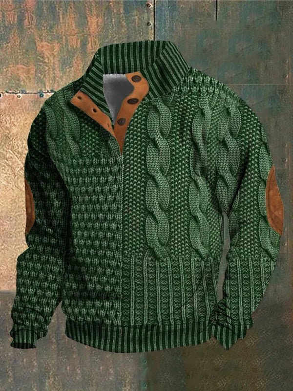 Heiko | Trendy Printed Cozy Sweater for Stylish Comfort