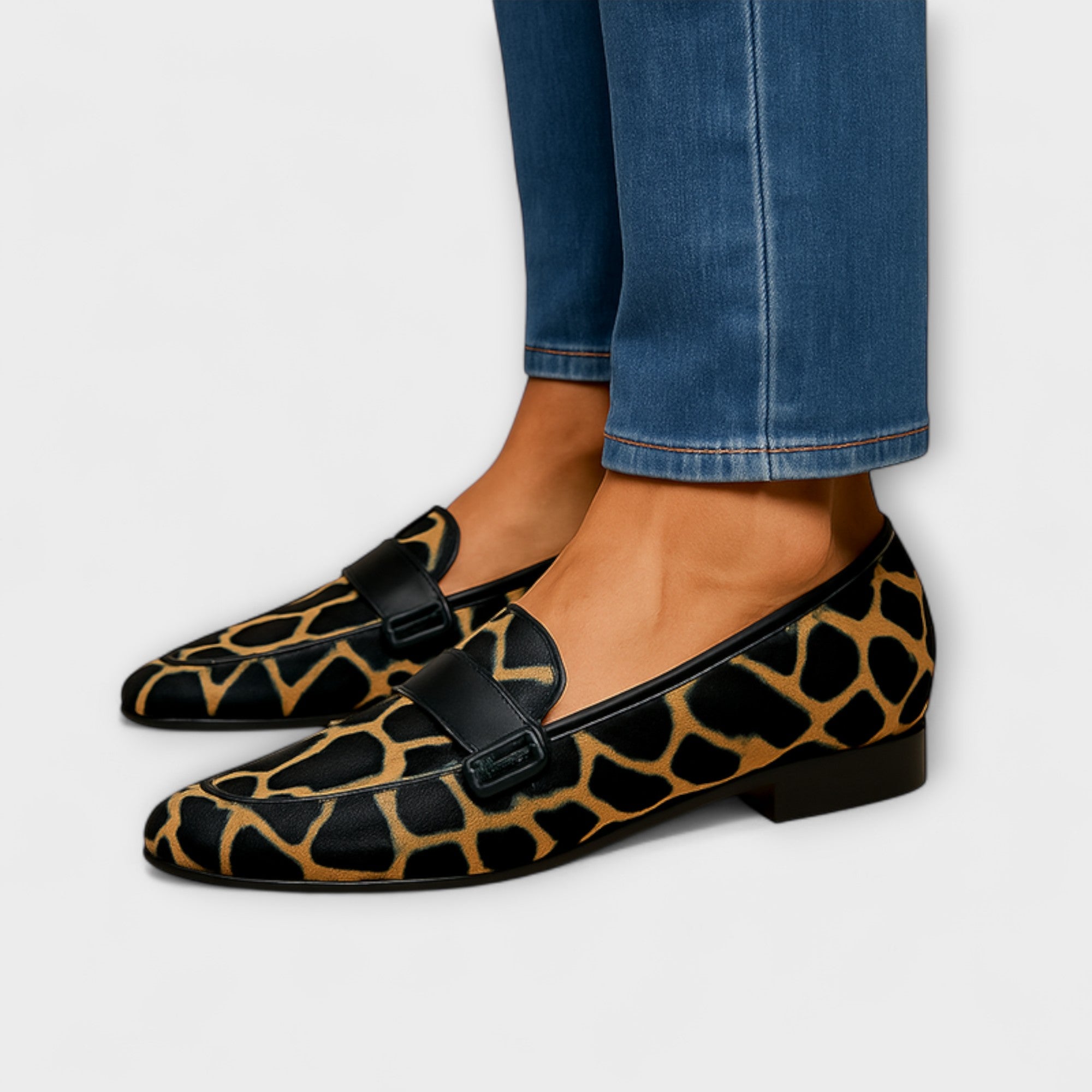 Elegant Leopard Loafers for Timeless Charm
