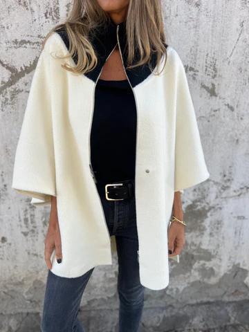Alessia | Fashionable Stand Collar Half-Zip Jacket - Exclusive Limited Edition