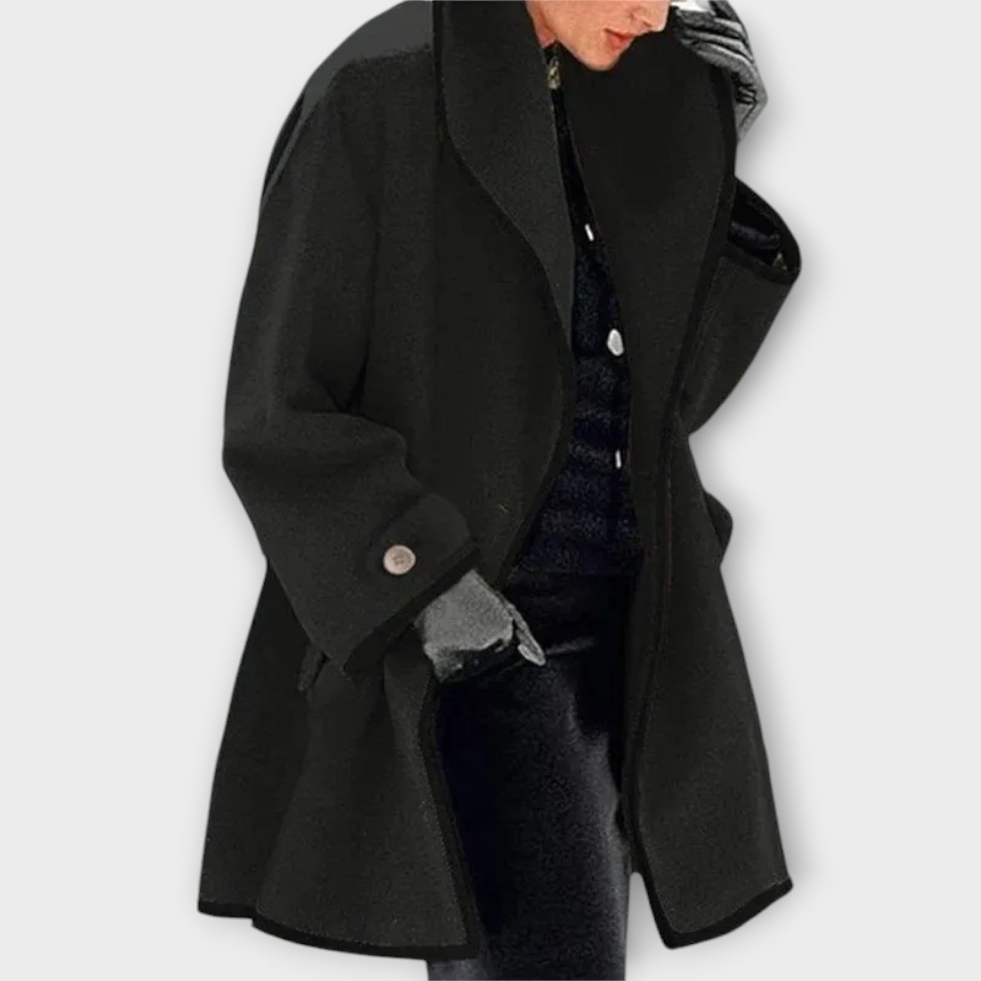 Melissa™ | Elegant Elder Trench Coat for a Sophisticated Look