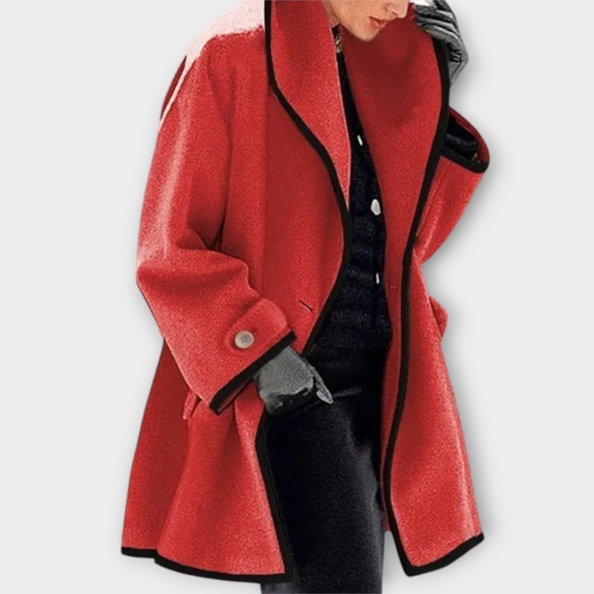 Melissa™ | Elegant Elder Trench Coat for a Sophisticated Look