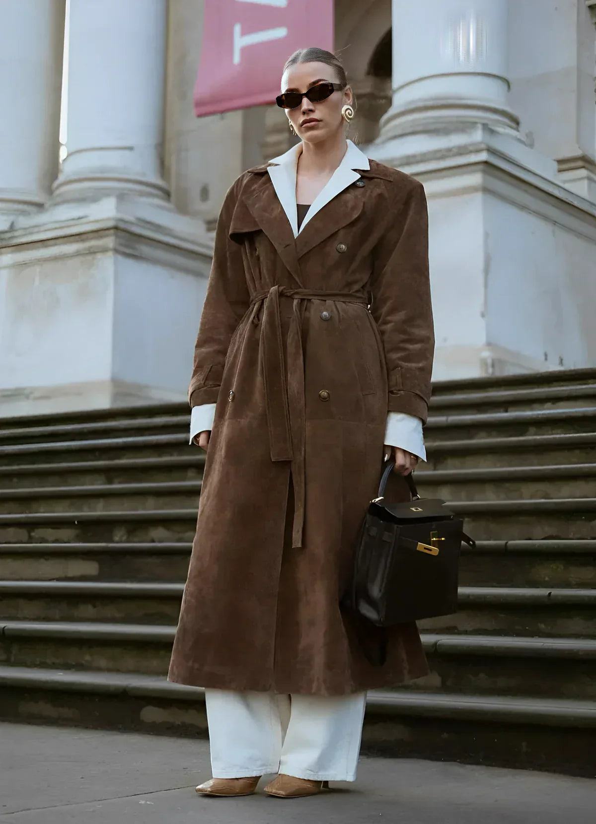 Isabella | Exclusive Limited Edition Double-Breasted Trench Coat for Timeless Elegance