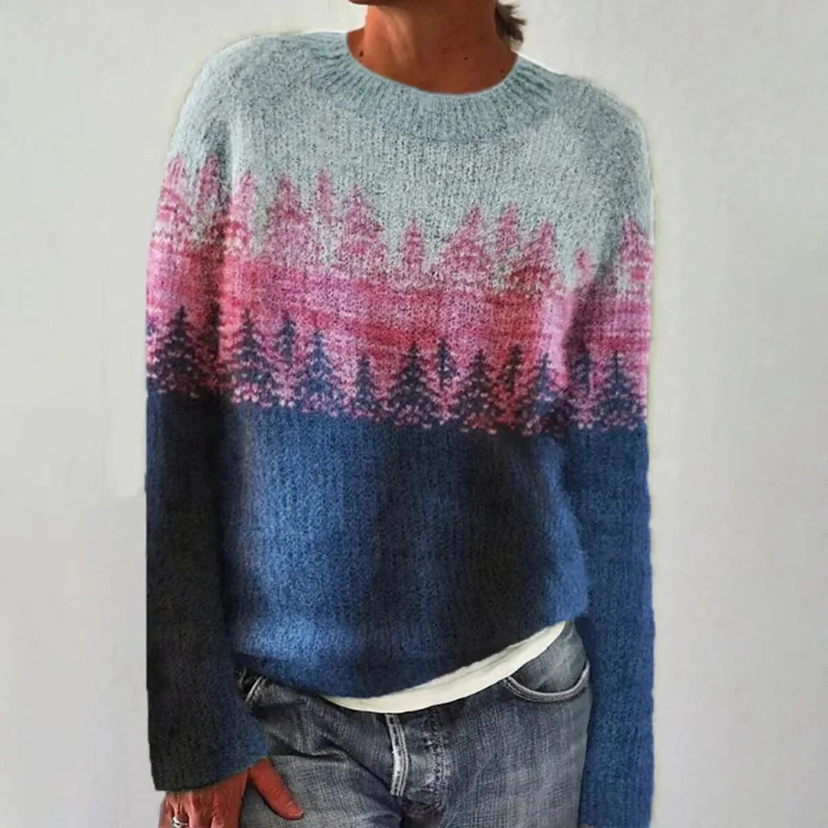 Luna™ - Elegant Retro Knit Pullover Ultra-Soft and Comfortable