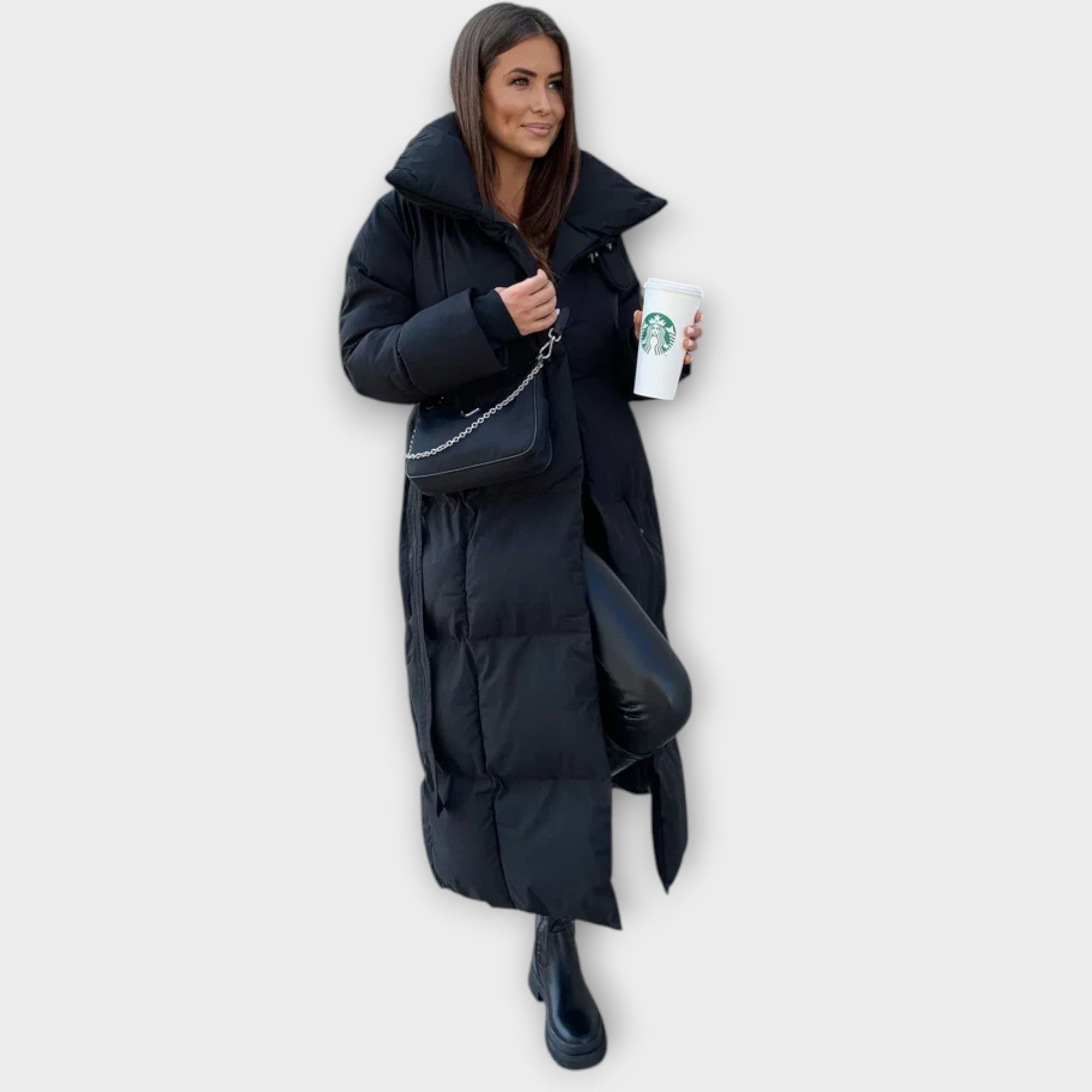 Victoria™ | Elegant and warm quilted long-sleeve jacket for a sophisticated winter look