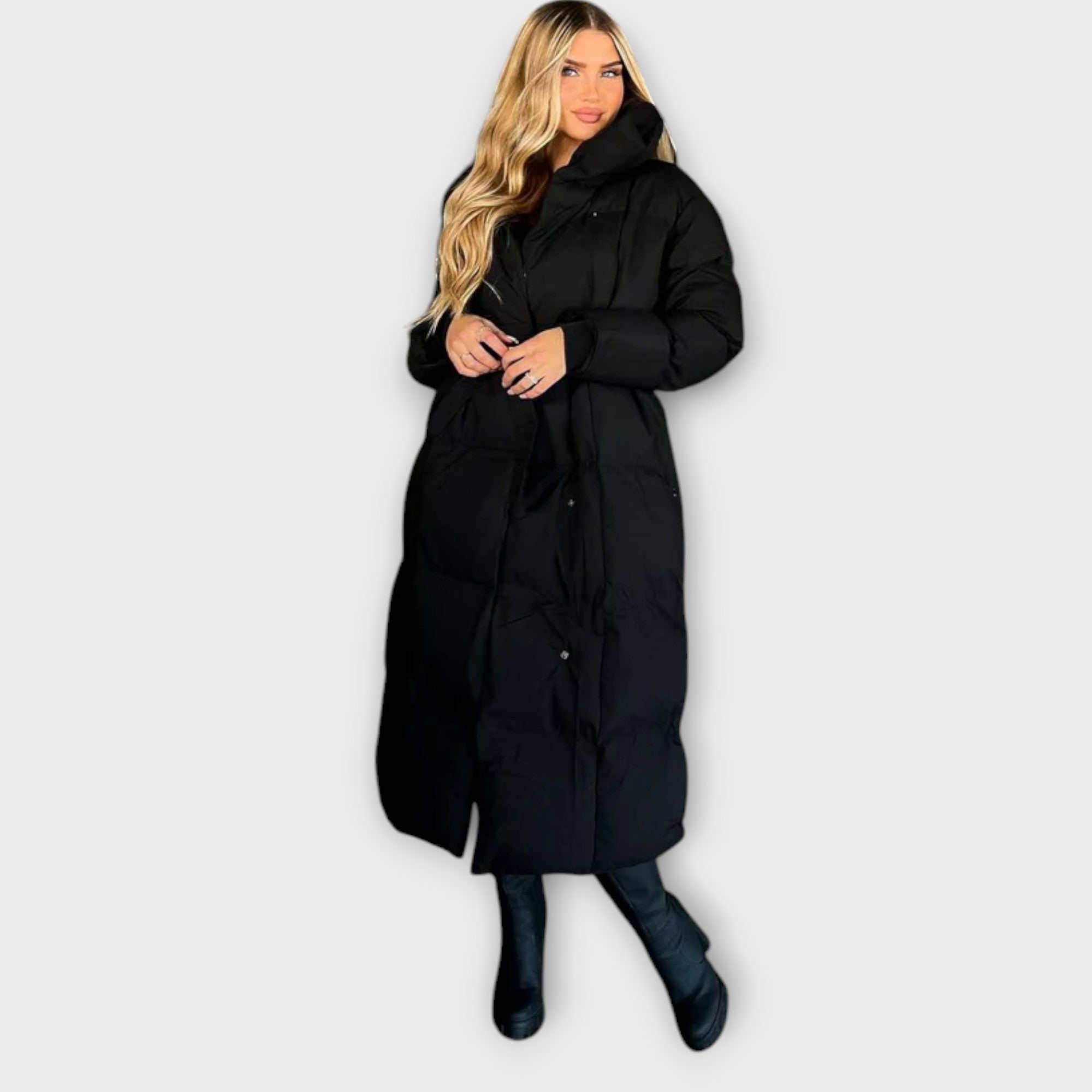 Victoria™ | Elegant and warm quilted long-sleeve jacket for a sophisticated winter look
